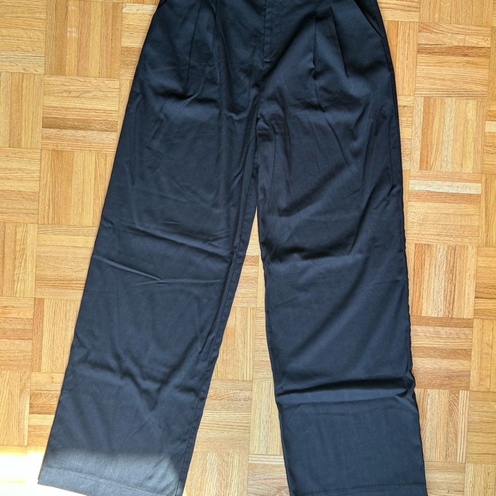Black High Waisted Trousers